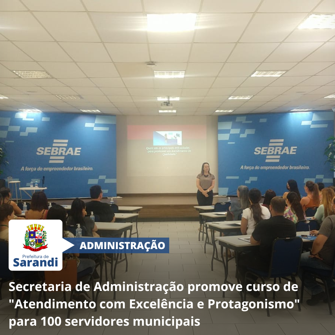 Secretaria de Administração promove curso de 